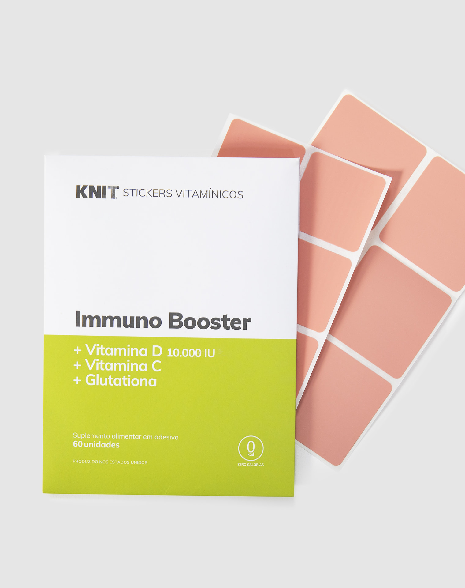 Immuno Booster KNIT vitamin patch pack with two patch sheets
