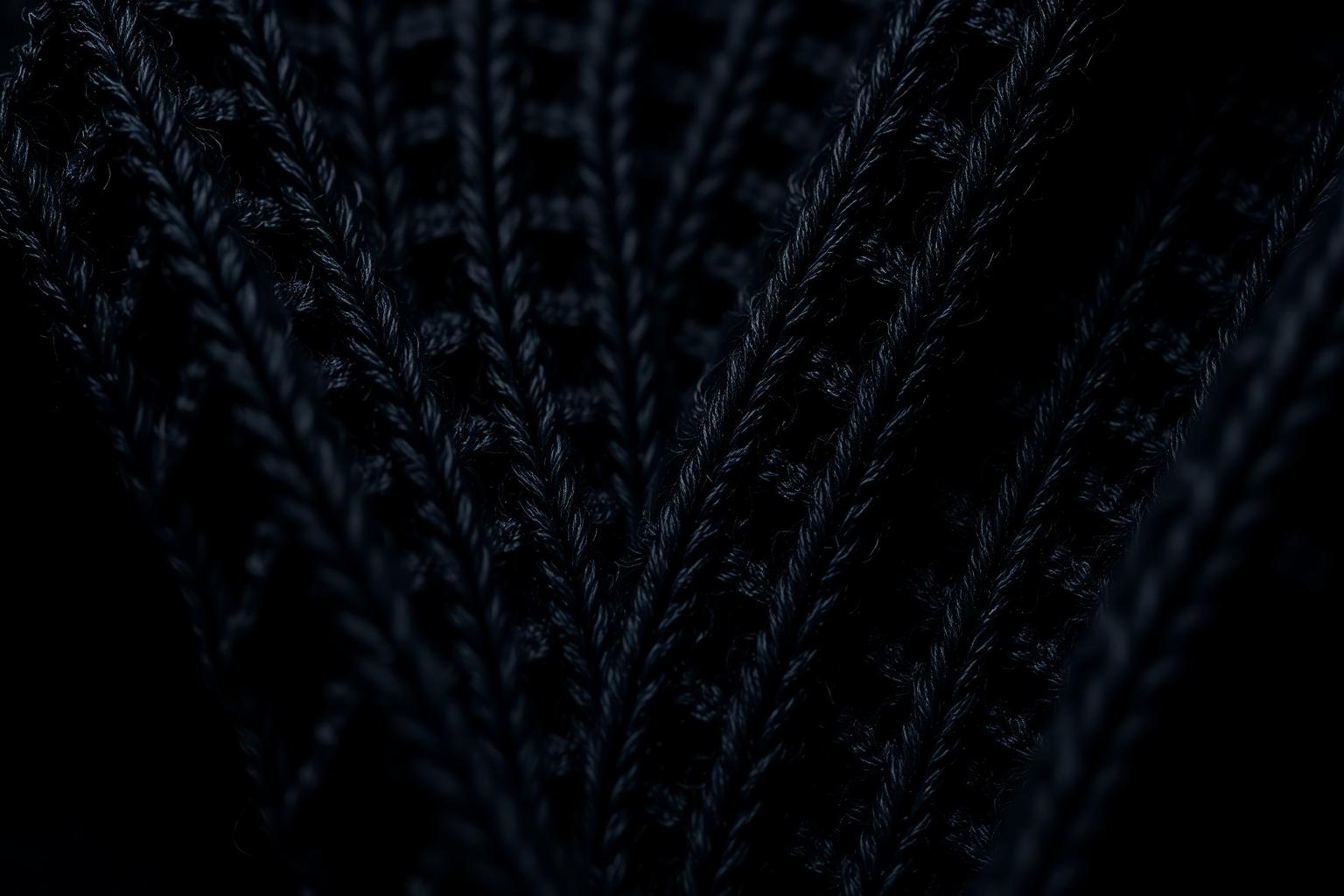 Macro detail of KNIT technical knit fabric
